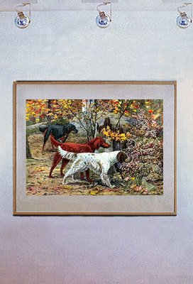 "English & Irish Setter" by Louis Agassiz Fuertes Art