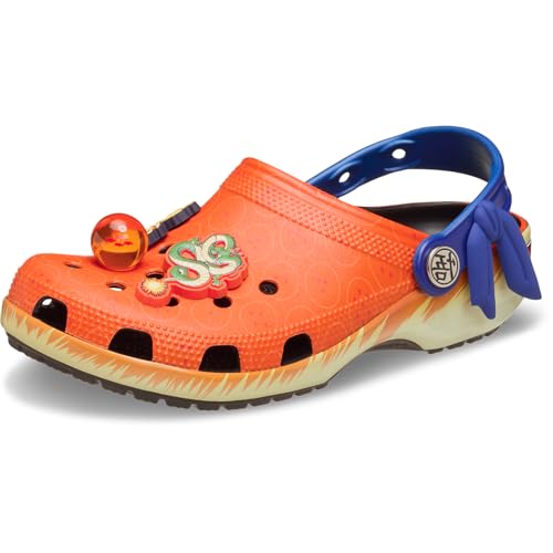 Crocs Unisex-Adult Dragon Ball Z Shoes Goku Clogs and Slippers Dragon Ball Z Classic 7 Women/5 Men