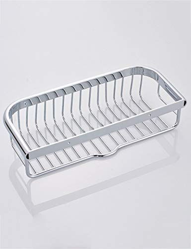 Toallero de baño para ducha estante cuadrado de bronce para pared 4
