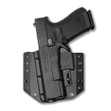 Bravo Concealment Holster for Glock 19 23 32 - OWB - Custom Fit Glock 19 OWB Holster with Adjustable Retention - Built-in Sweat Guard for a Secure and Comfortable Carry - Left Hand