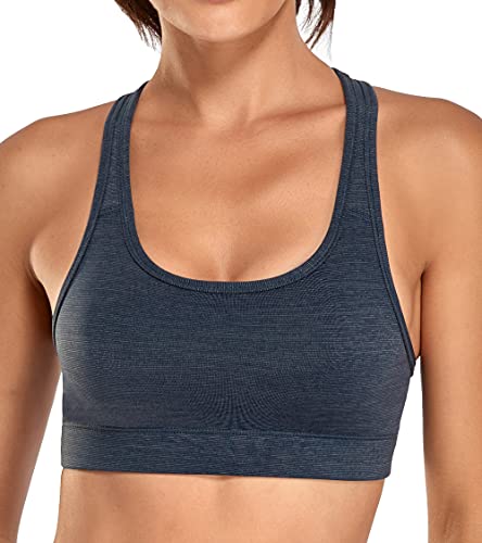 Image of Oalka Women's Racerback Sports Support Workout Running Bras | Oalka Women's Racerback Sports Support Workout Running Bras