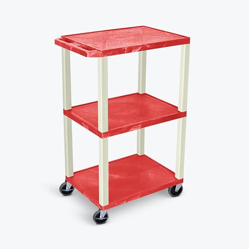 Chariot utilitaire de 106,7 cm Luxor pour alimenter et déplacer votre matériel