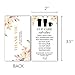 50 Floral Cup Care Instructions Thank You Card, Tumblers and Mugs Care Instruction Insert for Small Business, Customer Reminder Card for Business, Small Online Shop Package Insert, 3.5