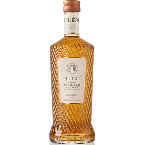 FLUÈRE Spiced Cane | Best in Class Rum Alternative | Premium Non-Alcoholic Distilled Spirit | Made With Sugar Cane Molasses, Ideal for Zero Proof Cocktails