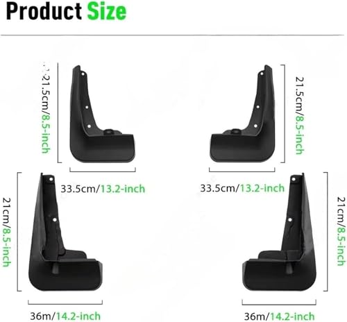 Garde-boue ABS rigide sur mesure pour modèle Highlander Kluger - 5
