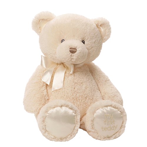 Gund Baby My 1st Teddy Plush, Cream, 18