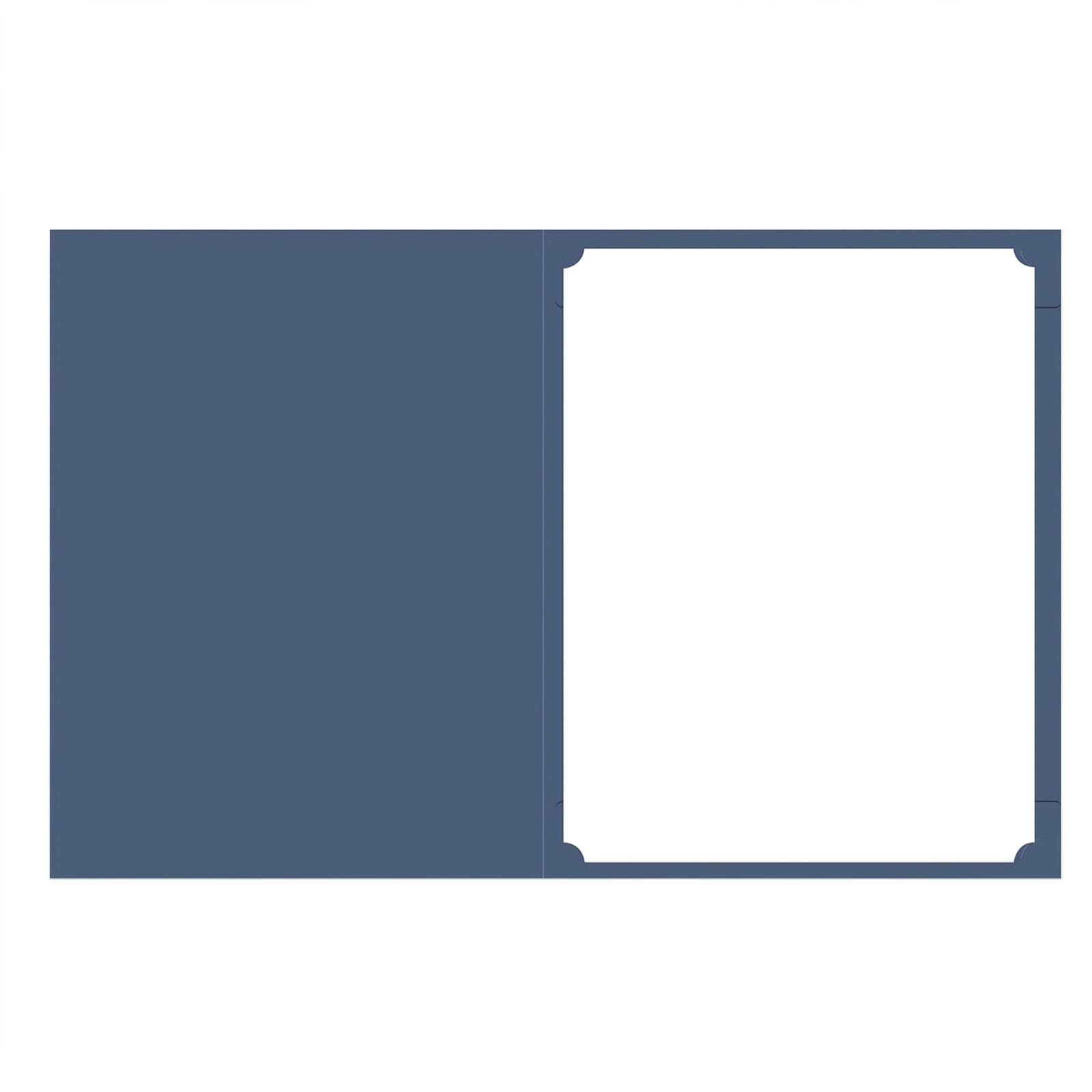 5 Pcs Couverture de Certificats Couverture de Protection Certificats Diplôme Porte-Certificats Etuis Housse en Carton Protège-Documents A4 Couvertures de Graduation Bleu