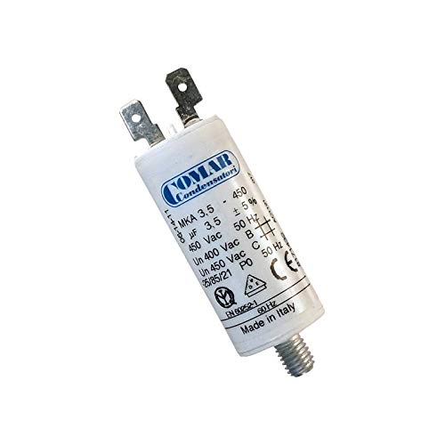 Condensatore da 3,5 µF con terminali