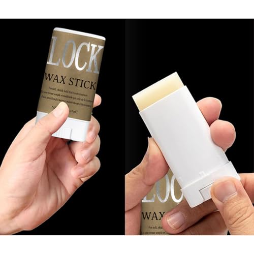 Hair Wax Stick, Edge Control Hair Finishing Stick for Flyaways Frizzy Hair, Non-greasy Hair Styling Slick Stick Hair Pomade Hair Gel for Men and Women, Lasting Smoothing Hair Wax Stick for Wig - Image 5