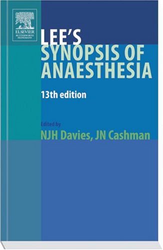 Lee's Synopsis of Anaesthesia