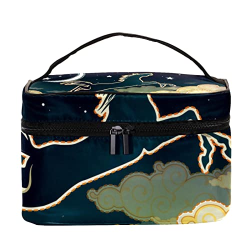 Organisateur de sac de beauté étanche pour pinceau de maquillage motif nuages
