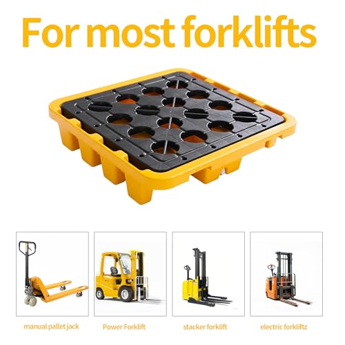 Cjgyz 1 Drum Spill Containment Pallet with Grating, 10.5-Gallon Sump by Cjgyz - Used condition - Image 5