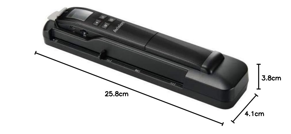 Avision MiWand2 PRO Wifi 000-0783D-01G - Escáner Móvil de Documentos, Negro