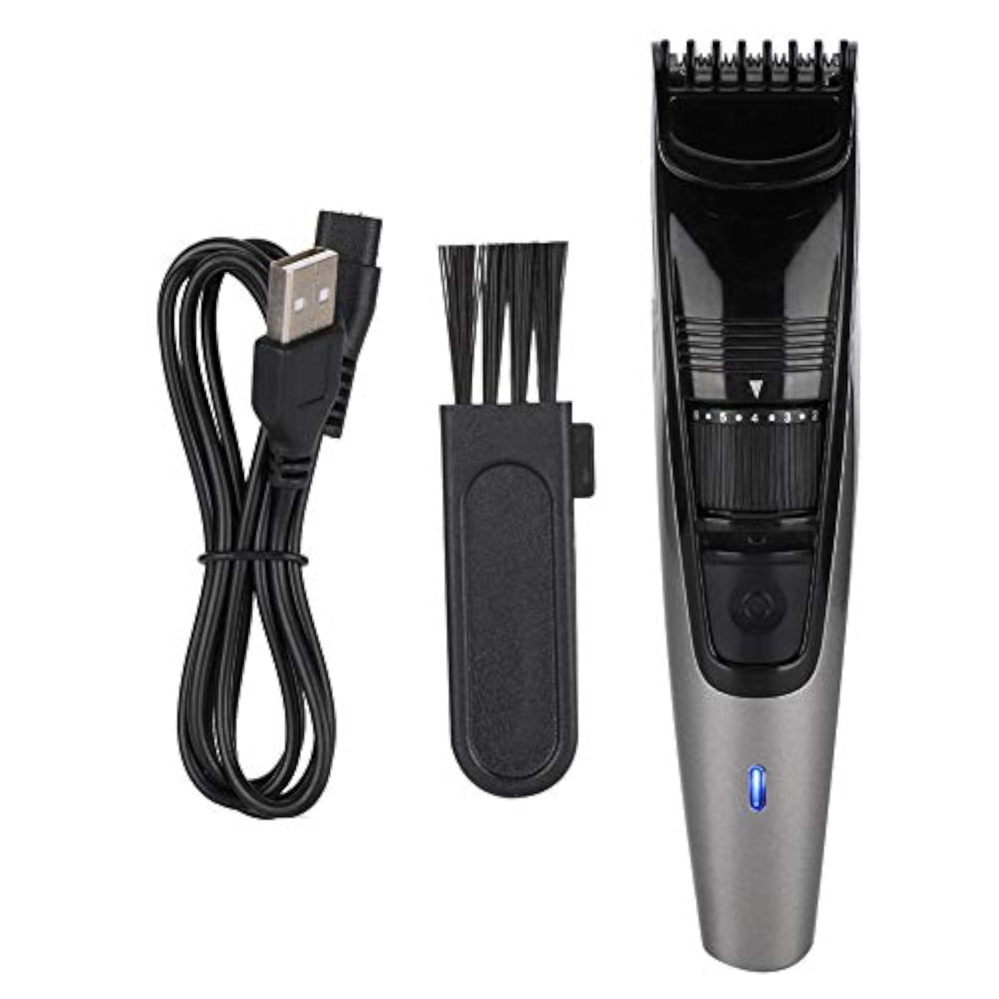 Men's Electric Portable USB Hair Clipper with Multi-Gear Adjustment