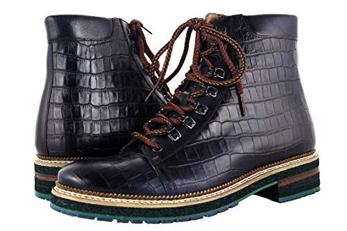 Zerimar Botas de Hombre con Alzas Que Aumentan su Altura + 7 cm| Botas Hombre de Vestir| Botines Hombre| Botas de Piel Hombre | Fabricados en España