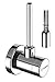 Produktbild SCHELL 051720699 Eckregulierventil / Ventil CLASSIC DN 1/2" , Eckventil verchromt, mit selbstdichtendem Anschlussgewinde, langem Schubschaft, Rosette , 65 mm, Quetschverschraubung mit Längenausgleich