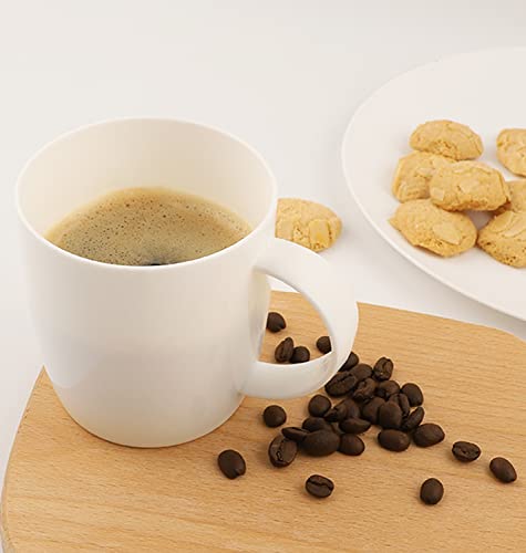 Fulong Reusable Plastic Drinking Cup With Handle, Bpa Free Microwave & Dishwasher Safe Food Grade Pp 13 Ounce Coffee & Milk Mug Set Of 5 (Blue) #TOP3