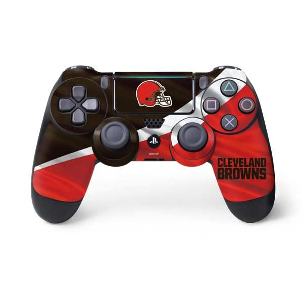 Skinit Decal Gaming Skin Compatible with PS4 Pro/Slim Controller - Officially Licensed NFL Cleveland Browns Design