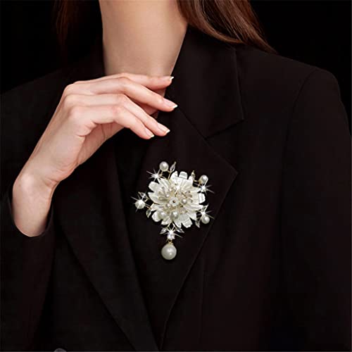 Broche fleur de style chinois accessoire de niche antique haut de gamme