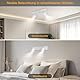 TaFiCo Deckenstrahler LED 2 Flammig - Deckenlampe Strahler Innen Weiß GU10 - LED Deckenleuchte Spot Schwenkbar Modern - Wandstrahler Deckenspot für Wohnzimmer Schlafzimmer Küche - Ohne Leuchtmittel