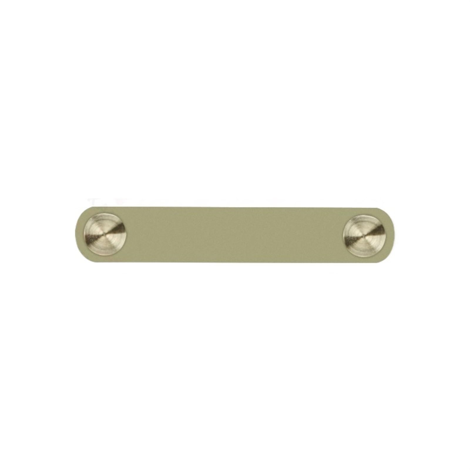 Cqahdsevf Green Leather Drawer Pulls, Leather Furniture Handles Drawer Knobs Multicolor 96Mm(Green)