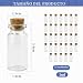Imagen de Kleemeiero 33PZS Mini Botella Cristal Pequeña 3ML Frascos con Tapa de Corcho Botes Herméticos de Vidrio con Tapones para Decoración Manualidades Regalos