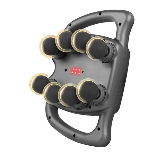 livre Pistolet de Massage Musculaire Massage Gun 8/16/24 Têtes, 9 Modes & 90 Vitesses,Pour Soulager Les Douleurs du Dos, Jambes,Corps Cadeau pour Hommes et Femmes (B - 8 têtes)