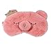 Fascigirl Masque De Sommeil Peluche Cartoon Léger Mignon Mignon Oeil Drôle Compresse Masque Masque Bandes Bandes Couvre Oculaire Couvre Oculaire Pour Dormeur Latéral Enfants Voyage Nonslip
