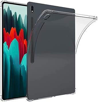 Galaxy Tab S8 Ultra 14.6 Inch Tablet TPU Cover Silicone Case Drop Protection Ultra Thin Lightweight Soft TPU Material