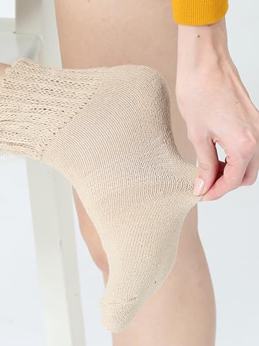 Image of Heat Logic Women's Thermal Socks, Hiking Warm Winter Thick Thermal Crew, Cozy, Cabin & Boot Socks, With & Without Grippers