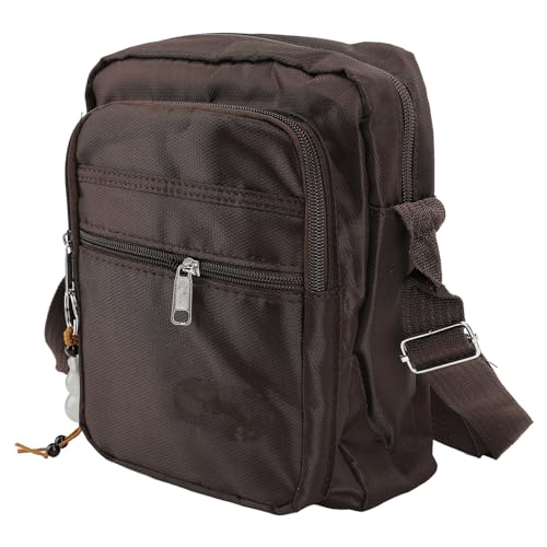 Bolsa de Ombro Masculina – Bolsa Tipo Estilingue Casual e de Grande Capacidade Em Tecido de Boi à Pr