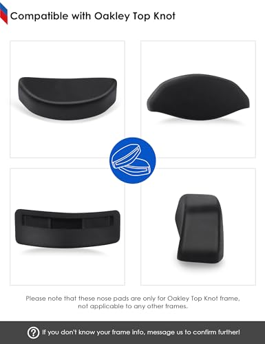 Image of BLAZERBUCK Replacement Nose Pieces for Oakley Frogskins Range /Frogskins Range XL /Top Knot /Side Swept /HSTN /Spindrift /Wildrye