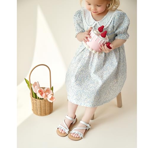 Image of GINFIVE Toddler Girls Sandals Girls Toddler Sandals Little Girls Kids Shoes