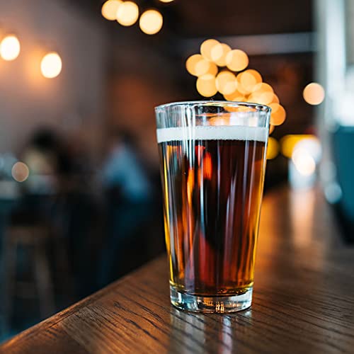 Smart Egg Beer Glasses Cup Set Of 6, Drinking Glasses Set 16 Ounce For Home, Kitchen Restaurants, Bars, Parties, Highball Cocktail Mixing Glass For Water, Juice, Beer, Wine, And Cocktails #TOP3