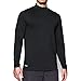 Under Armour Men's ColdGear Infrared Tactical Fitted Mock, Black/Black, Large