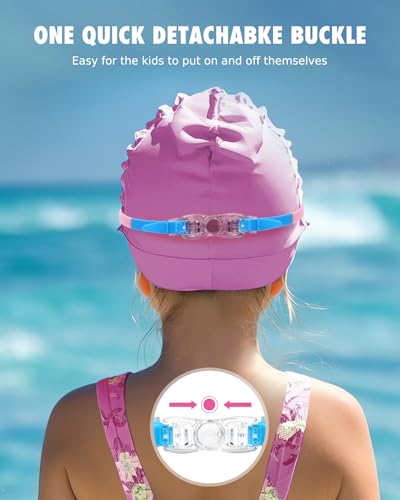 Aegend Swim Goggles for Kids Youth 3-14 Anti-Fog Anti-UV Comfort Fit Goggles for Swimming — view 6