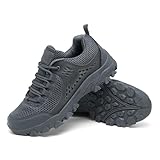 ENEN Zapatillas Senderismo Hombre Waterproof, Zapatillas Trekking Ligeros Transpirable Zapatillas para Andar Impermeables Zapatillas de Montaña Antideslizante para Deportes