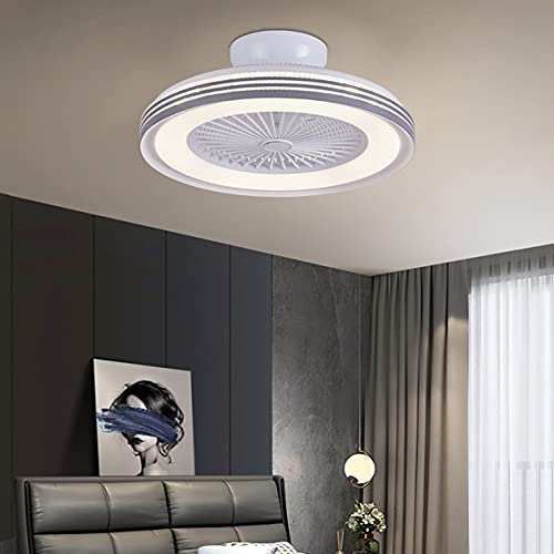 Ventilateur de plafond avec lampe LED 50cm et télécommande pour salon - 3
