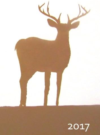 MY BIG FAT CALENDAR 2017 - deer (Great Britain): 1 day per page, DIN A4