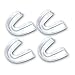 Zooshine 4Set Sports Mouldable Sports Mouth Guards for Adults & Kids,Tooth Protector for Football,Basketball,Boxing,Wrestling,Kickboxing - BPA Free Material (Chroma)