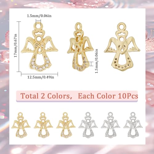 Breloques Ange pour cadeaux personnalisés et création de bijoux faits main - 2