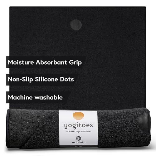 Yogitoes Yoga Mat Towel - Non Slip, Sweat Wicking with Patented Skidless Technology, Highly Absorbent for Yoga, Gym and Outdoor Fitness by Yogitoes - Used condition - CA$44.71