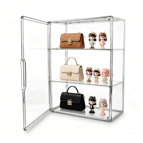 Vitrina de Acrílico de 3 Niveles con Puerta...