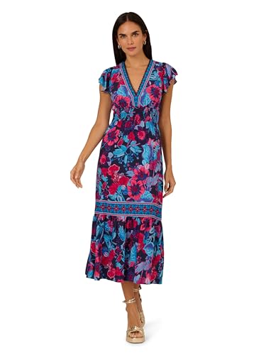 Image of Adrianna Papell Printed Midi Dress