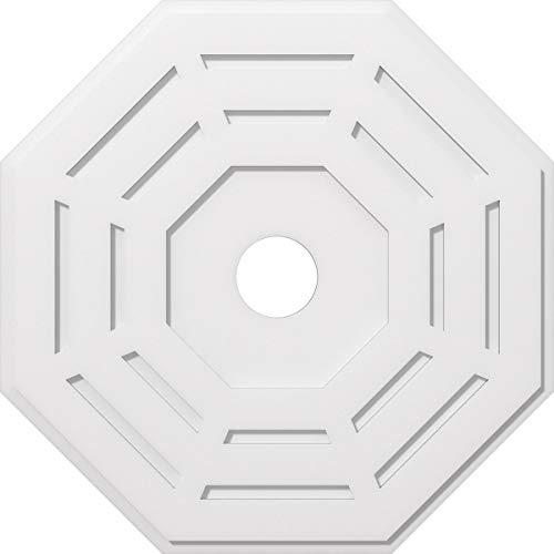 Ekena Millwork CMP34WN-05000 Westin Architectural Grade PVC Contemporary Urethane Ceiling Medallions 34"OD x 5"ID x 13 1/2"C x 1"P