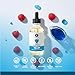Dolce Flav Blue Raspberry Extract – 2 Ounce Oil-Soluble Kosher, Sugar-Free, Concentrated Blue Raspberry Flavoring for Baking, Chocolates & Desserts, Includes Measured Dropper