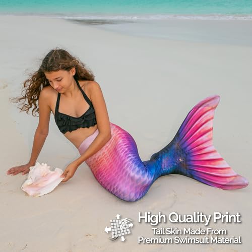 image for Fin Fun Limited Edition Mermaid Tail for Swimming for Women, Teen and 