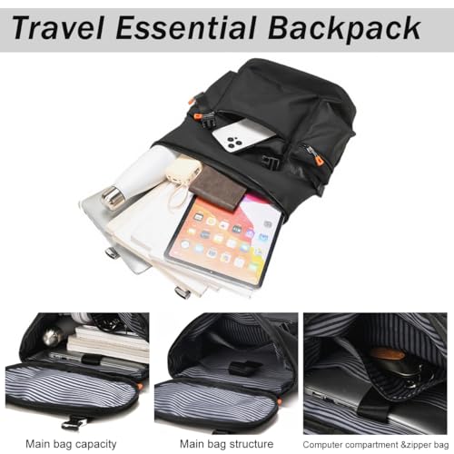 Image of GUSTAVE 15.6 Inch Laptop Bag for Men With USB & Earphone Ports Waterproof Laptop Backpack for Men, Ideal For Business & College