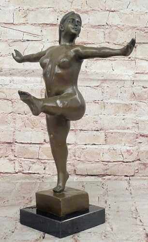 Classic Famous Botero Abstract Art Female Bronze Sculpture Nude Figure