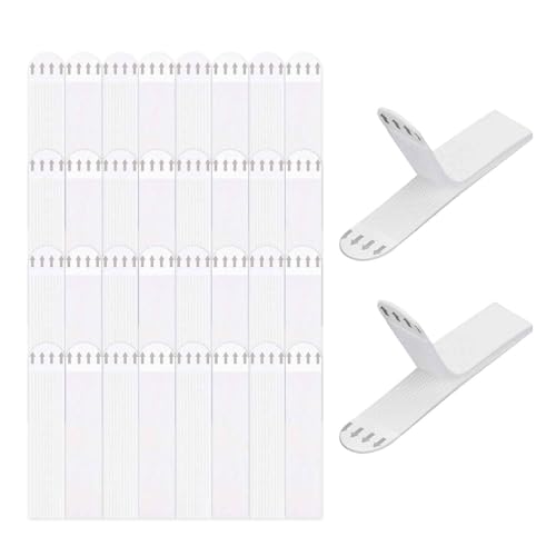 Image of 16 Pairs Picture Hanging Strips, Large Picture Hanging Strips Heavy Duty Damage Free Picture Hangers Nail-Free Adhesive Poster Strips No Tools Wall Hanging Strips for Frame Hanging